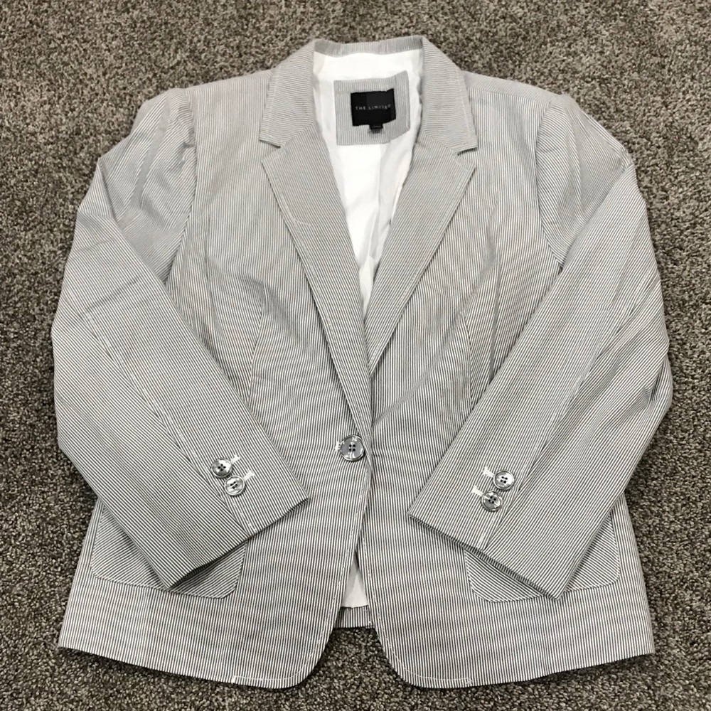 Pin Striped Blazer from The Limited